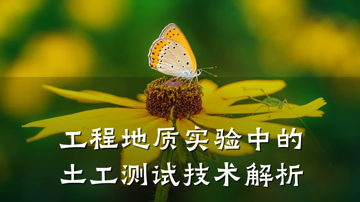 工程地质实验中的土工测试技术解析